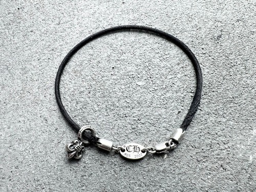 Chrome Hearts KZ Fleur stack bracelet silk & silver 925