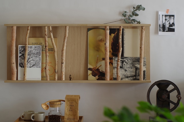 KODACHI SHELF　木立シェルフ　壁に付けられる家具