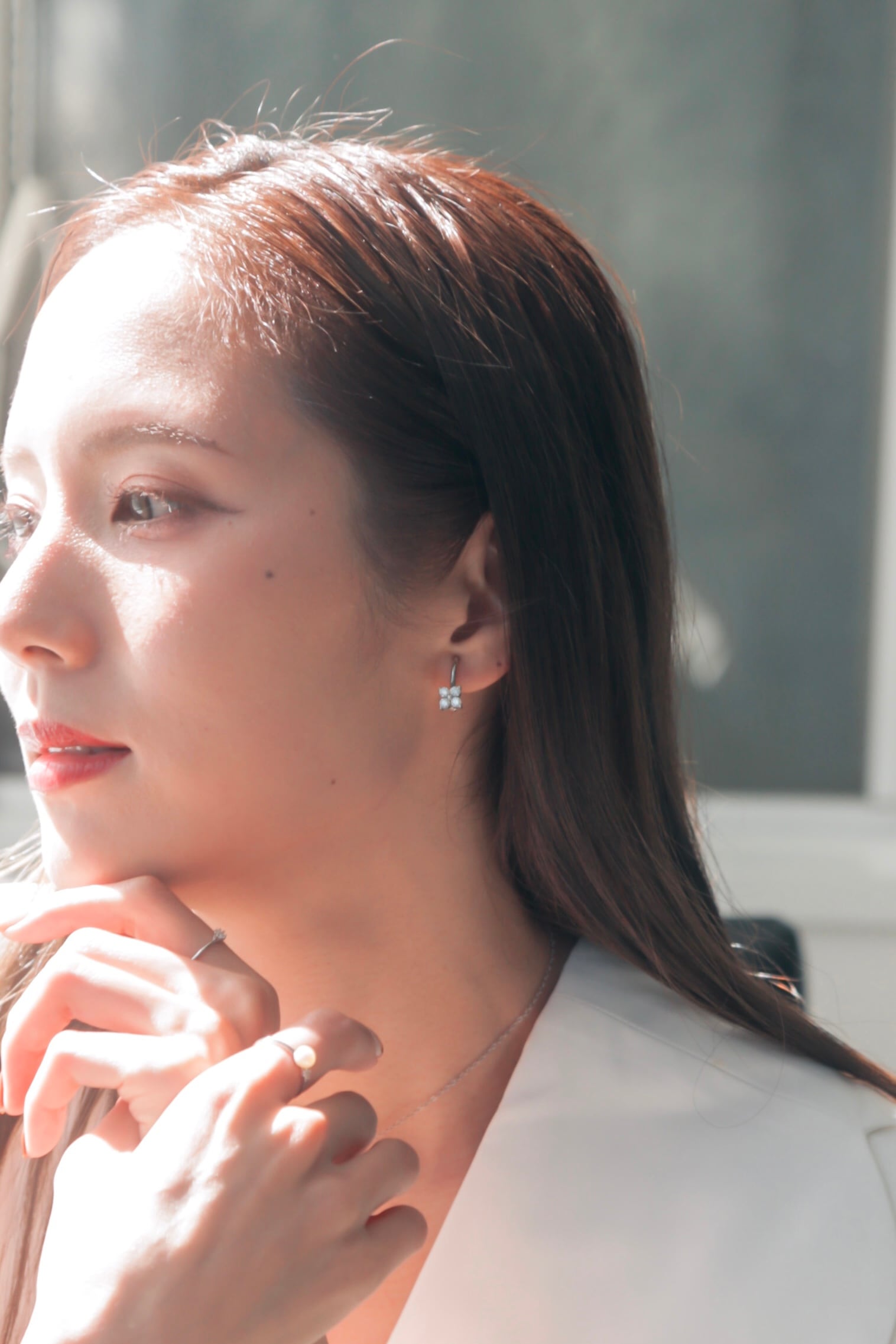 フラワーピアス