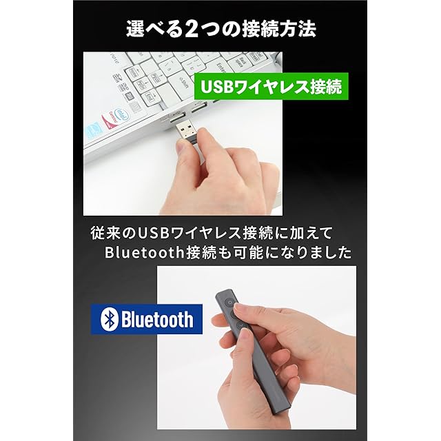 二刀流】 テクノロジック 「 レーザーポインター ハイパー ミドリ
