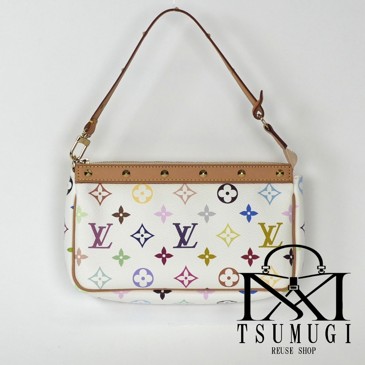 LOUIS VUITTON ルイヴィトン マルチカラー ポシェット アクセソワール ハンドバッグ M92649