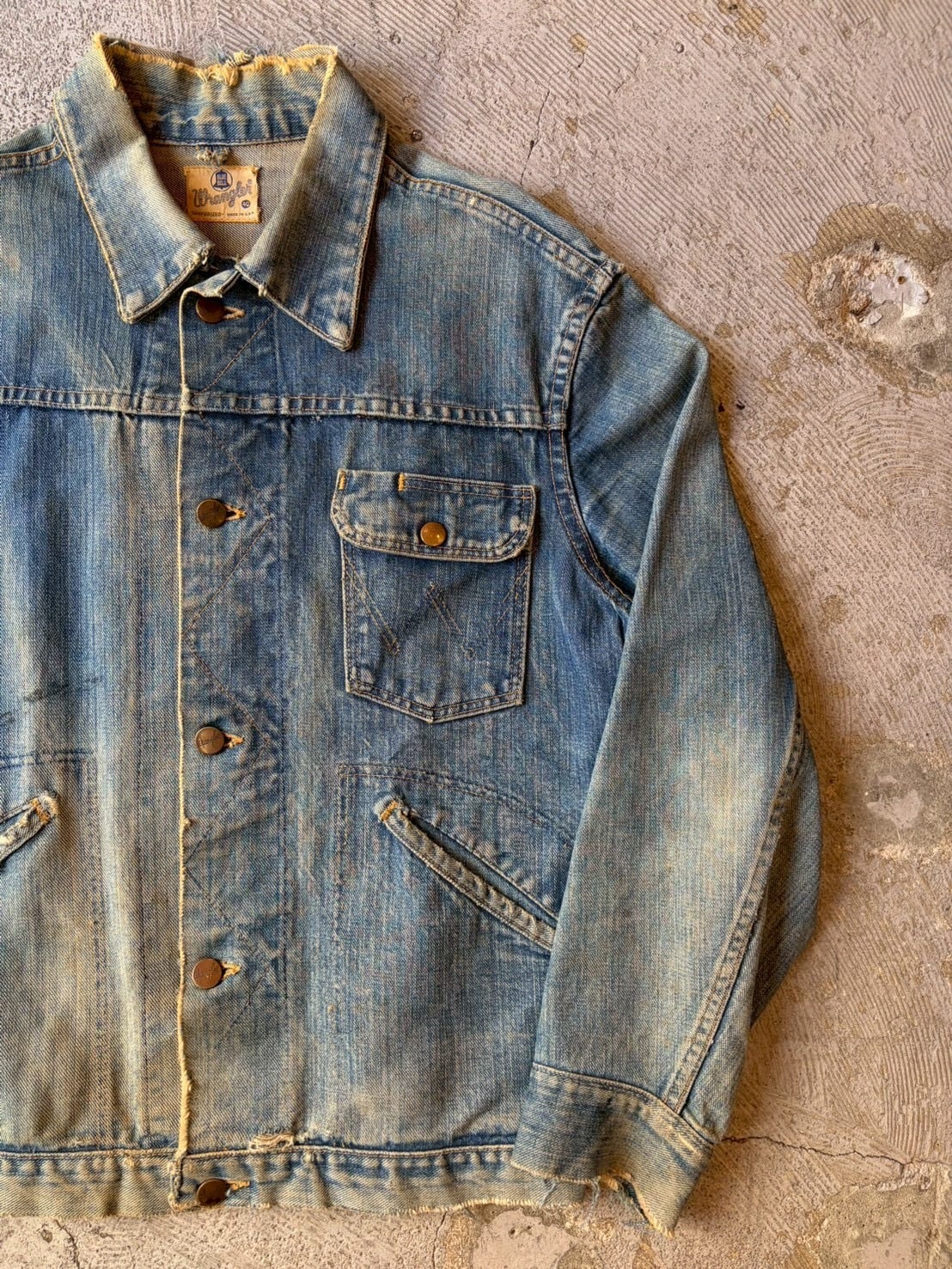 VINTAGE 60's WRANGLER 111MJ DENIM JACKET | vintage clothing twoface