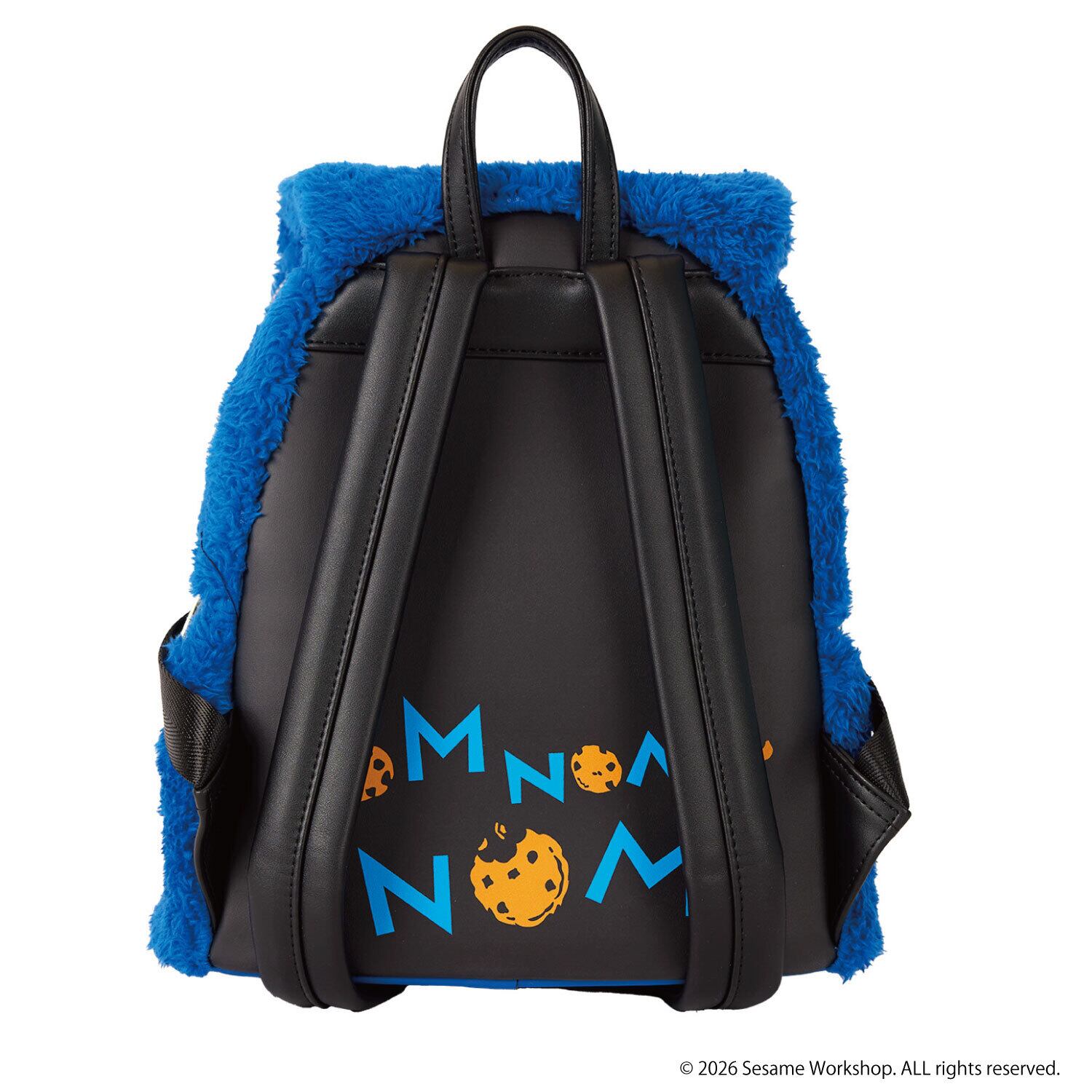 LF SESAME STREET COOKIE MONSTER PLUSH MINI BACKPACK_SESBK0013