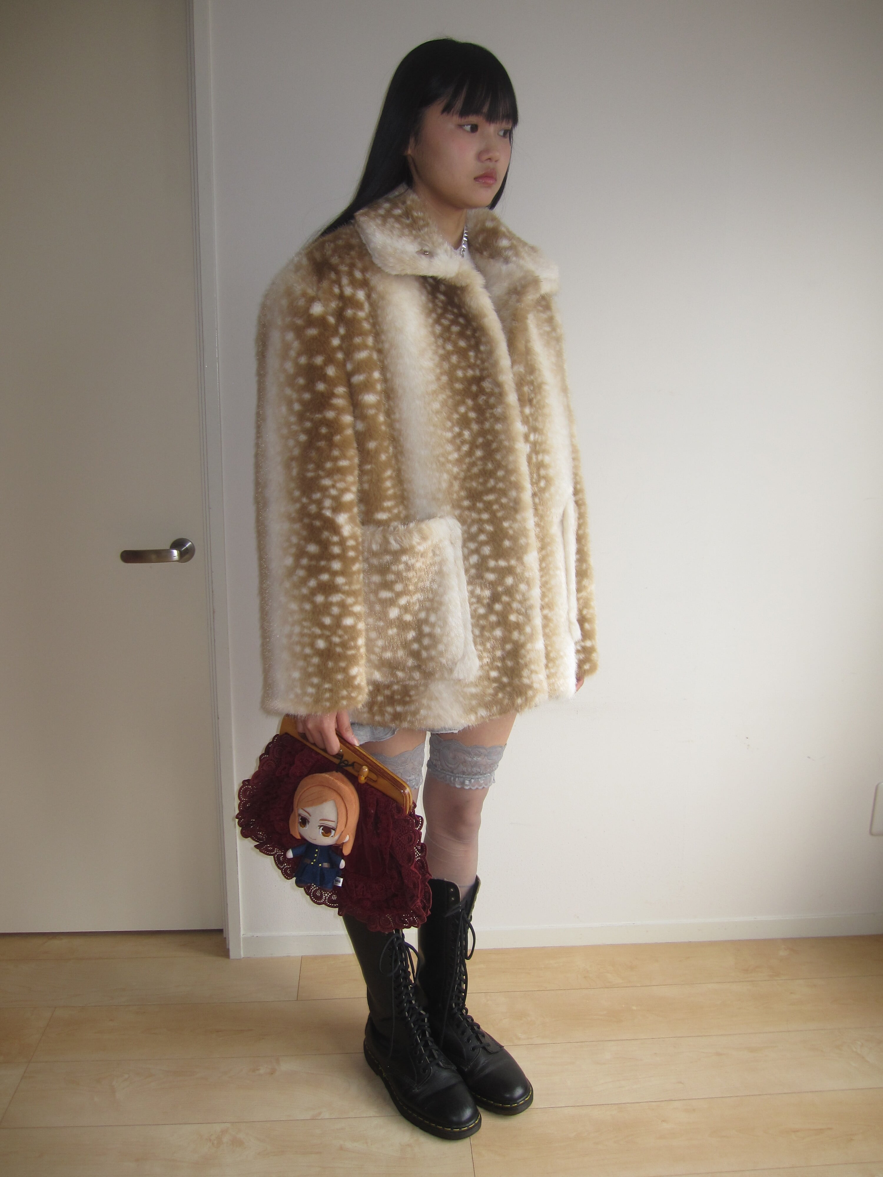 Bambi Fur Jacket beige | Pay ID