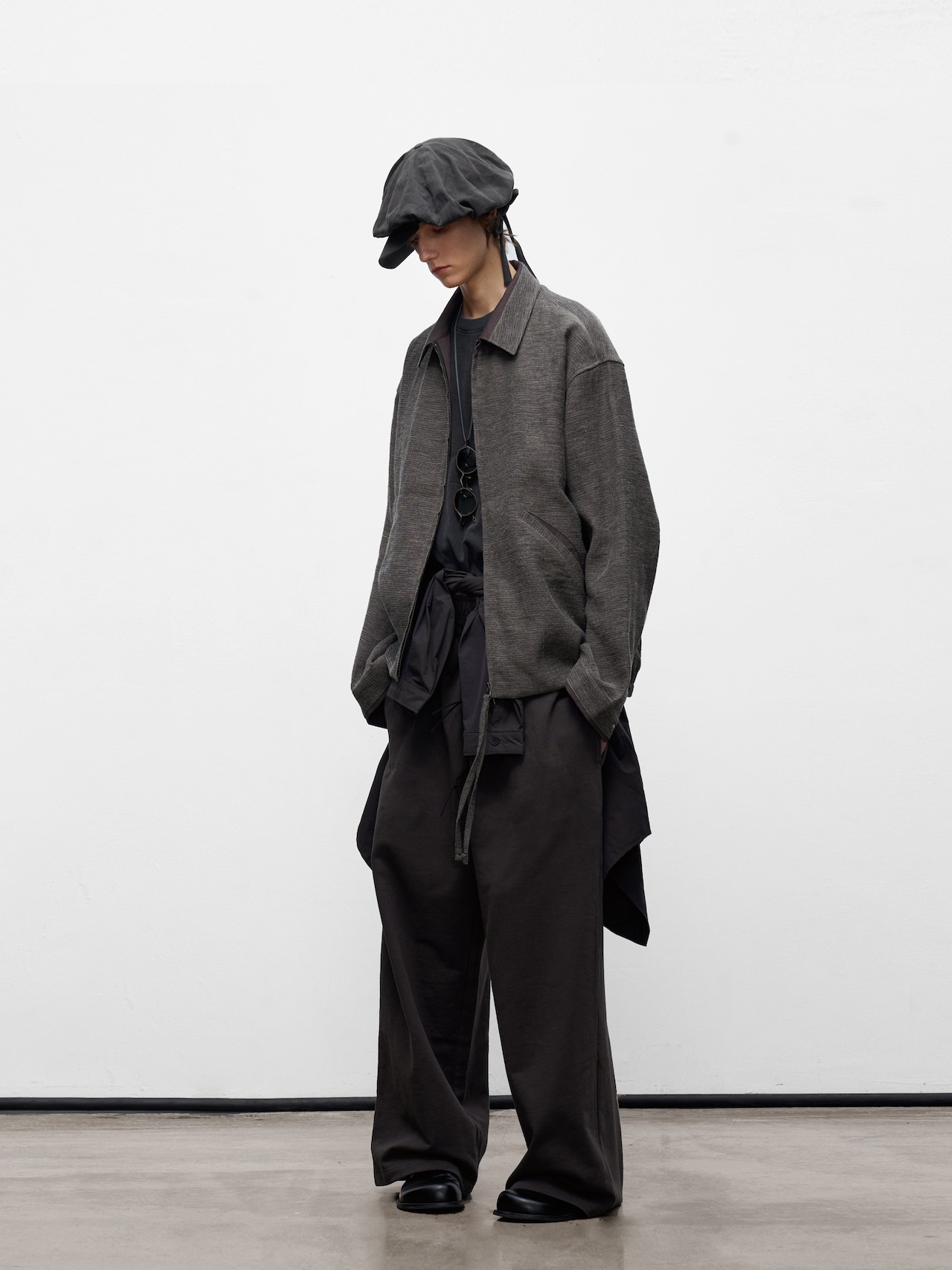 DECESOLO 25AW 染め加工 ジッパージャケット