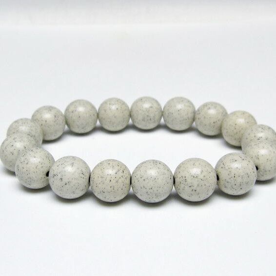 北投石 ブレスレット 12mm 一点物 メール便可 111-50151