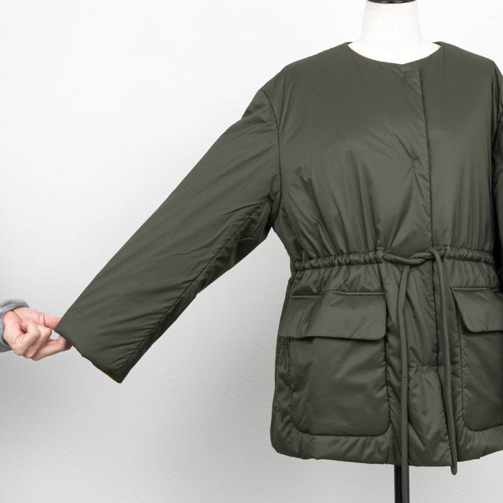 Ballsey／ボールジィ】タイニーリップ ドロストショートコート（グレー