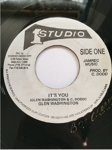 Glen Washington （グレンワシントン） - It's You【7'】
