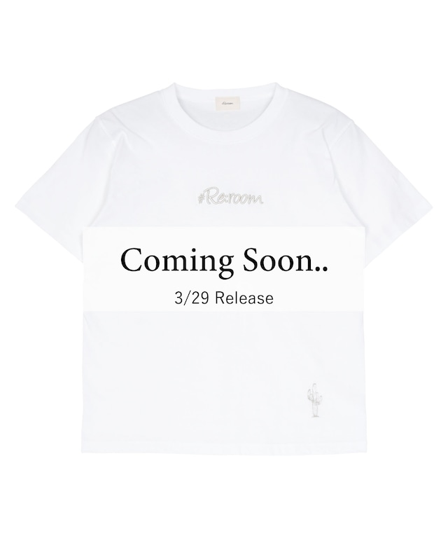 【#Re:room】3D LOGO T-shirts［REC747］