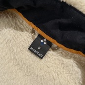 mont-bell モンベル ジップアップ フリース ベスト サイズ S /メンズ/アウトドア/クリマエア/アイボリー系