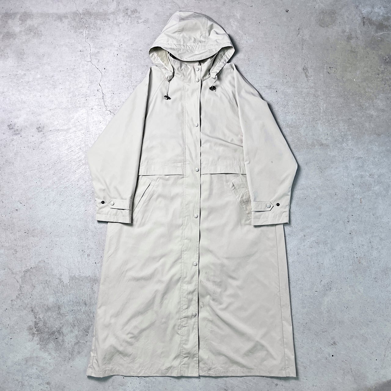 90年代 L.L.BEAN エルエルビーン ポリエステルシェルコート ロング 