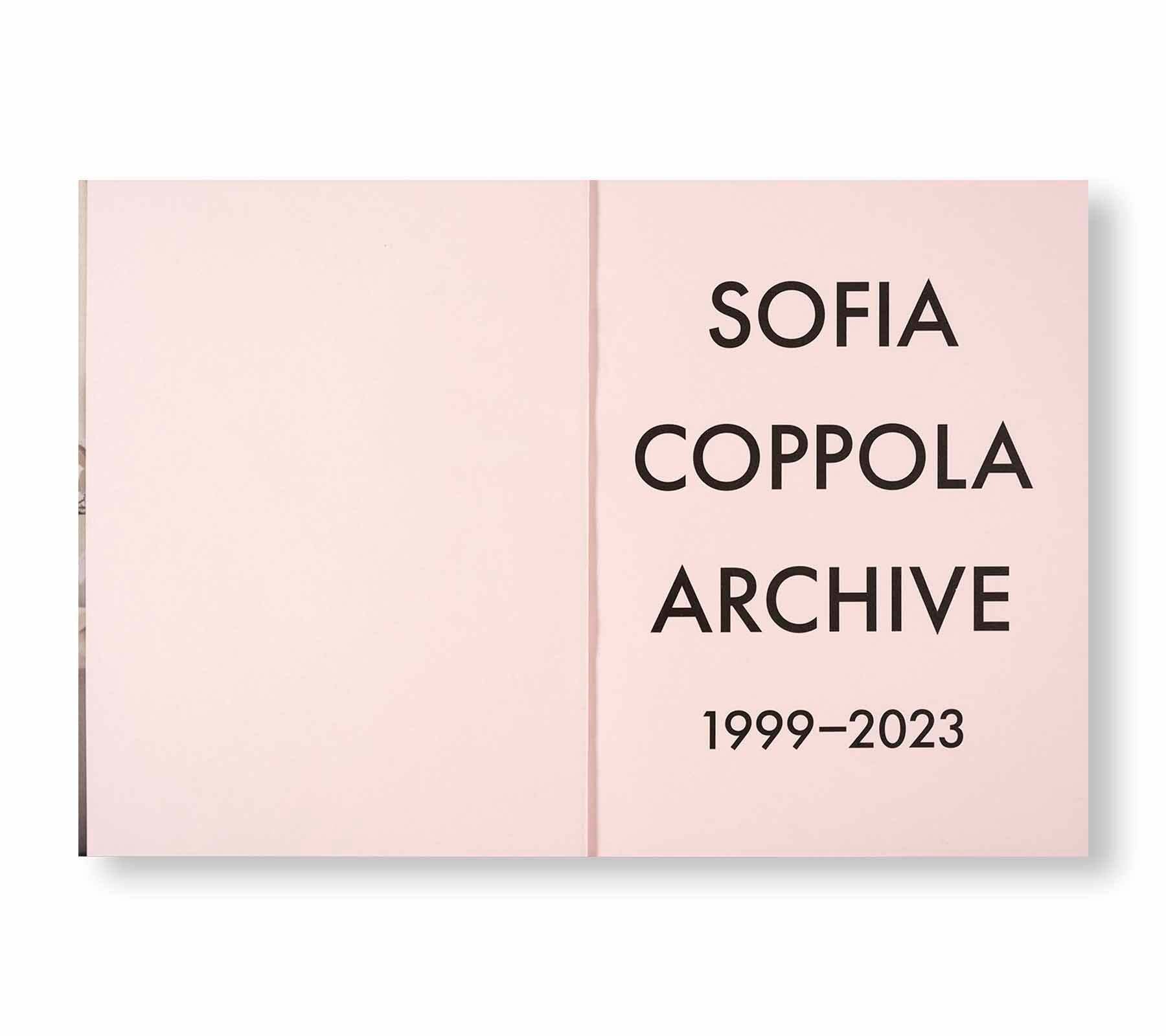 ○予約受付 ARCHIVE｜Sofia Coppola | 本の栞