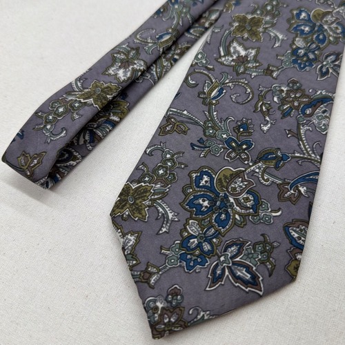 vintage necktie ネクタイ tie 花柄 ペイズリー n-229