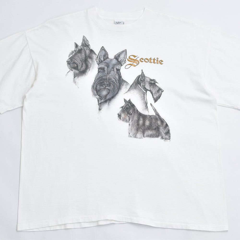 90s USA製 Donna J. Rogens Originals スコティッシュテリア ドッグ