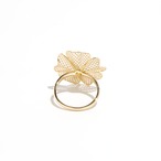 ダイヤモンド デザインリング K18 / 0.150ct