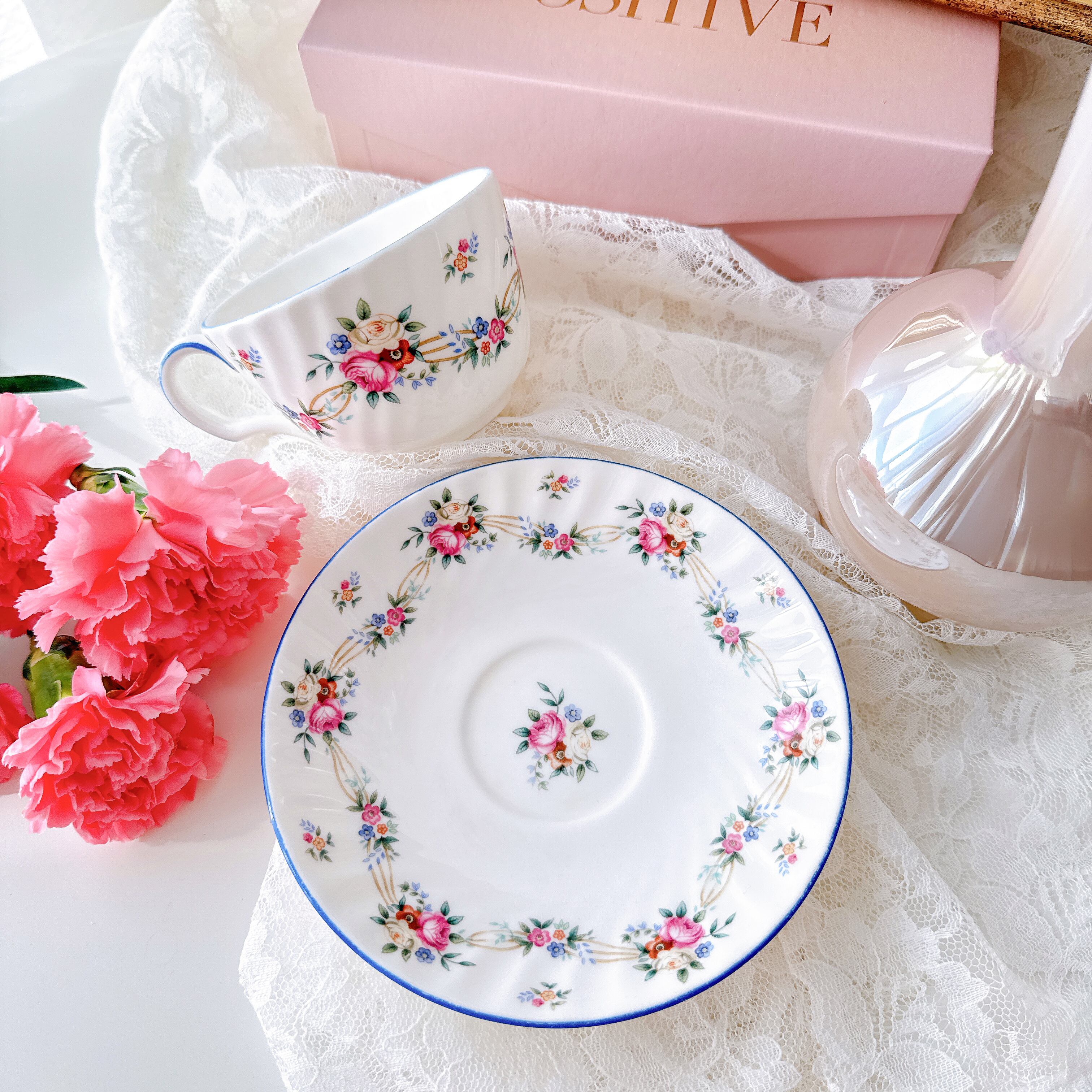 vintage】【England】MINTON Summer Bouquet ミントン フォーシーズン