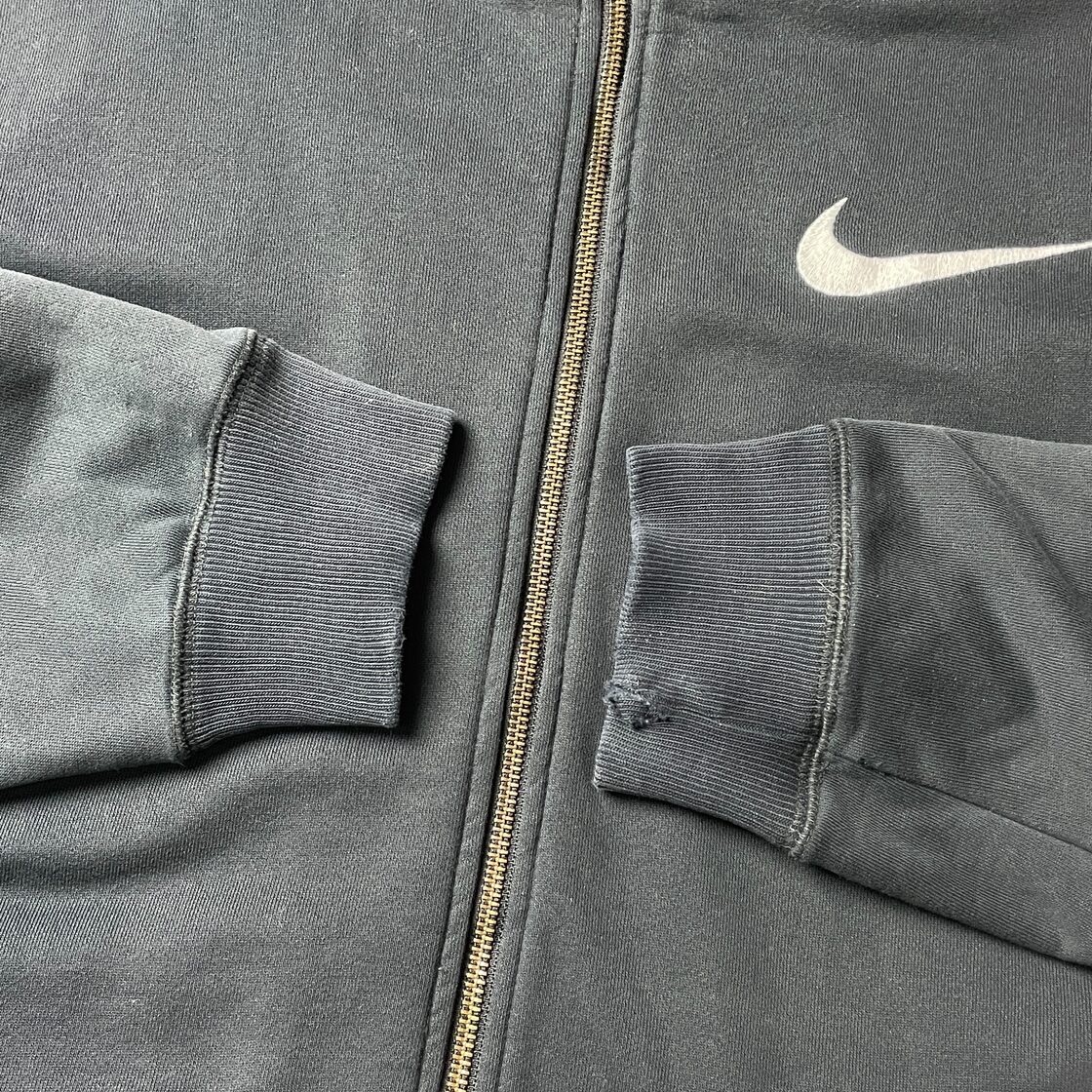 NIKE ナイキ ビッグスウォッシュ ロゴ刺繍 フルジップ スウェット