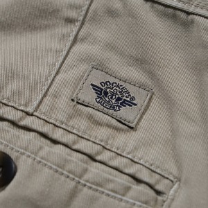 90s DOCKERS CHINO TROUSERS "Side tabs" W34.5L31.5相当 古着