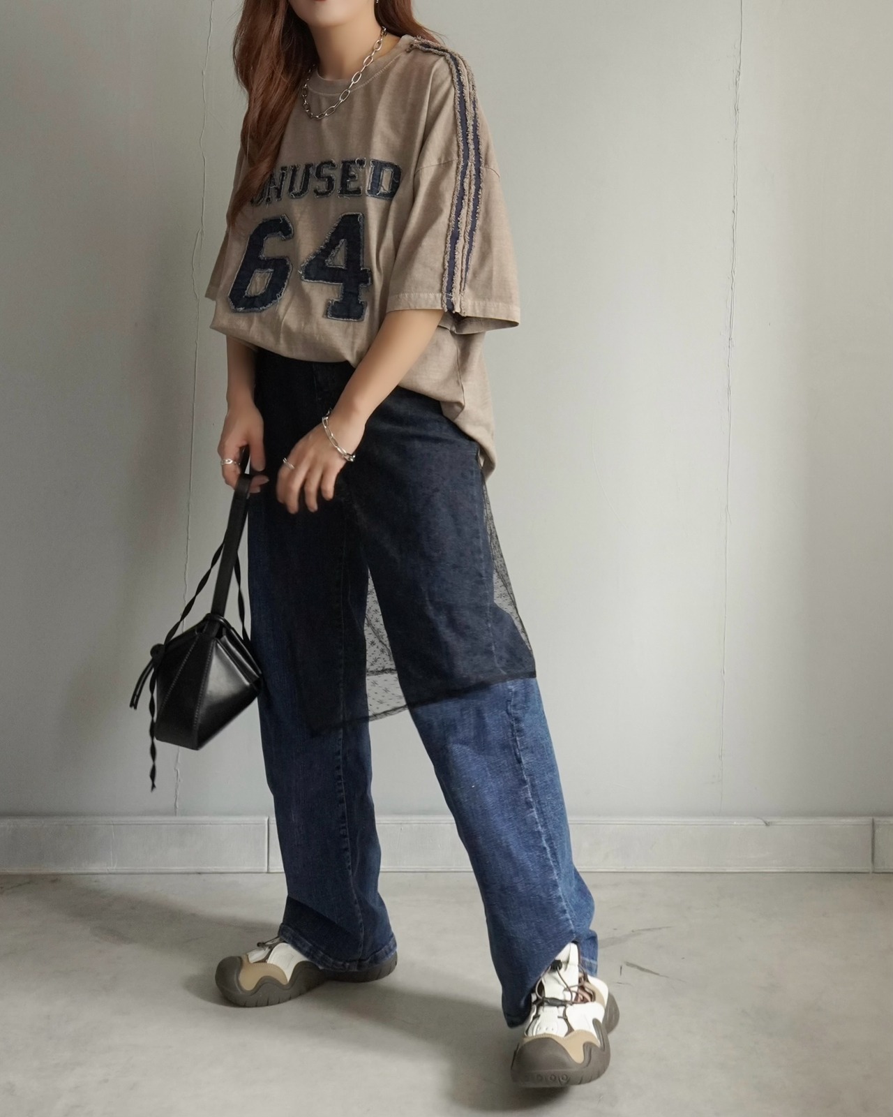 【unused.lab】Sideline denim patch CS/moca