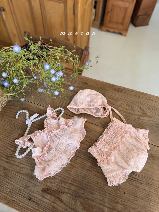 【5/17〆予約】<marron>  Charming swim suit