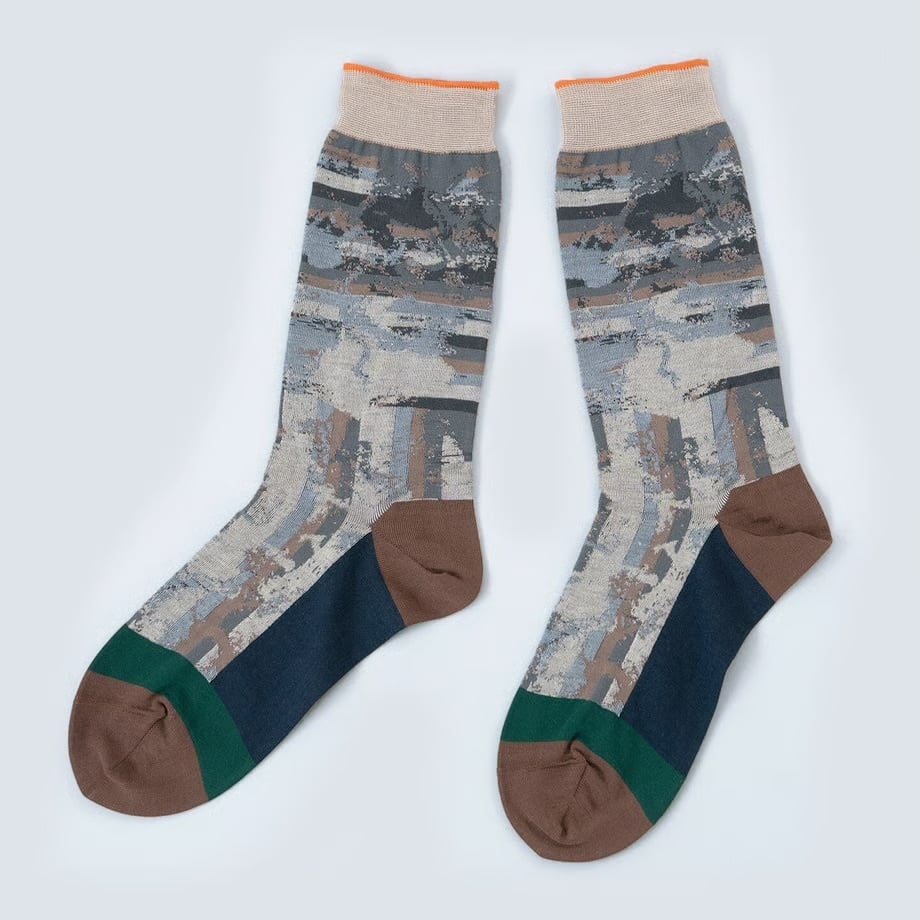 COQ /  【26-28cm】stone water socks  CT-23-1-N2