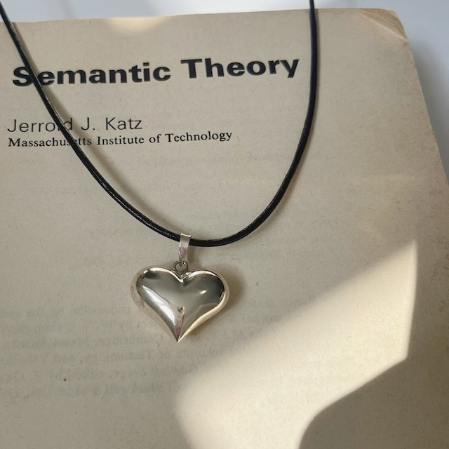 【予約販売】silver925 holiday heart necklace