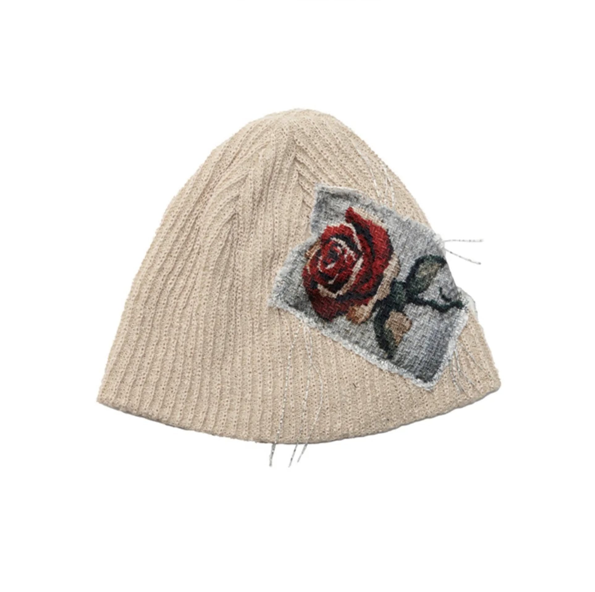 KiiiKiii Festival Fan concertキャップ 帽子 ☆KiiiKiii スイ 着用！！【THE GREATEST】Rose Patch Beanie | もごつ