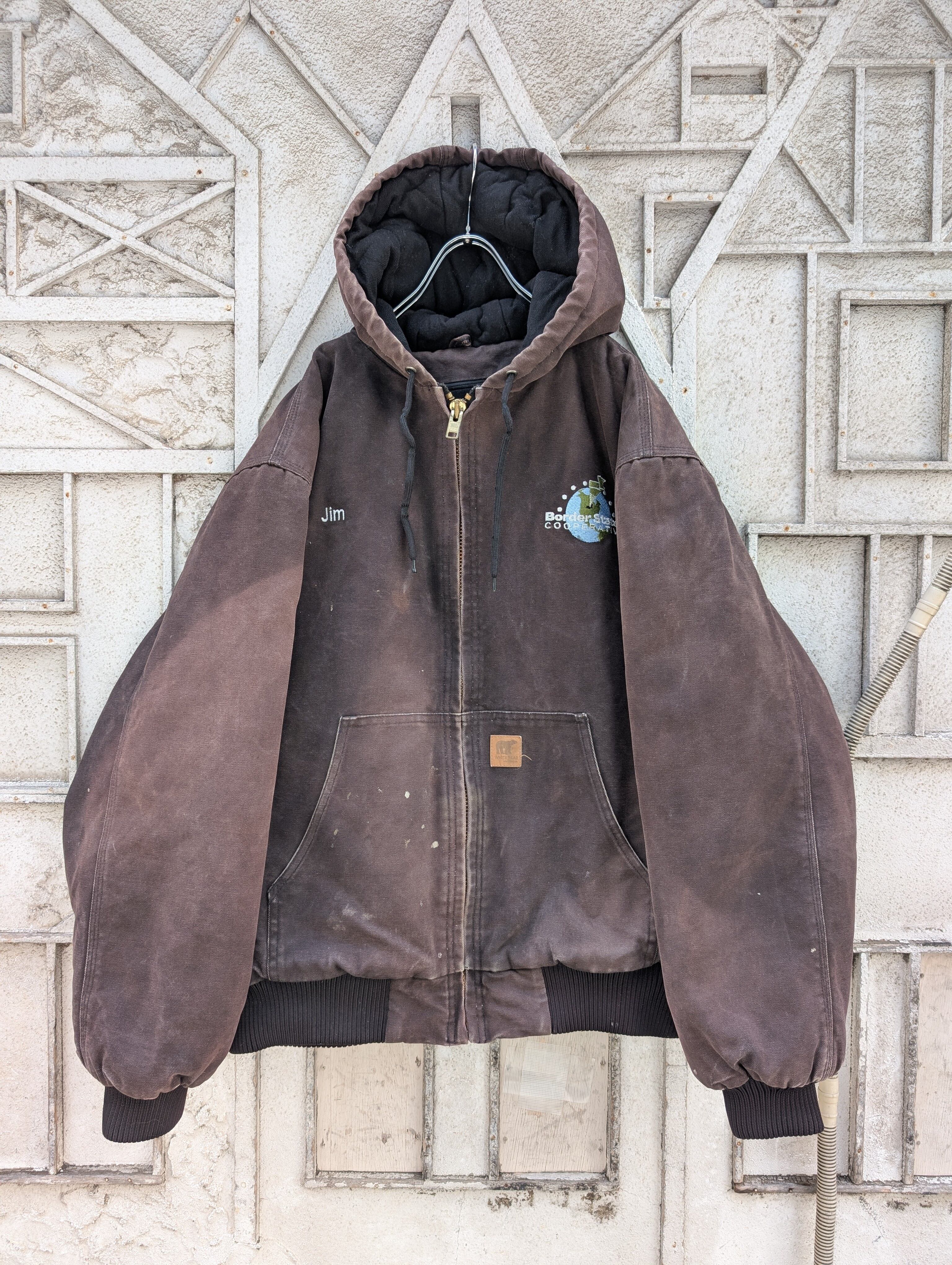 "WHITE BEAR CLOTHING" fade duck jacket