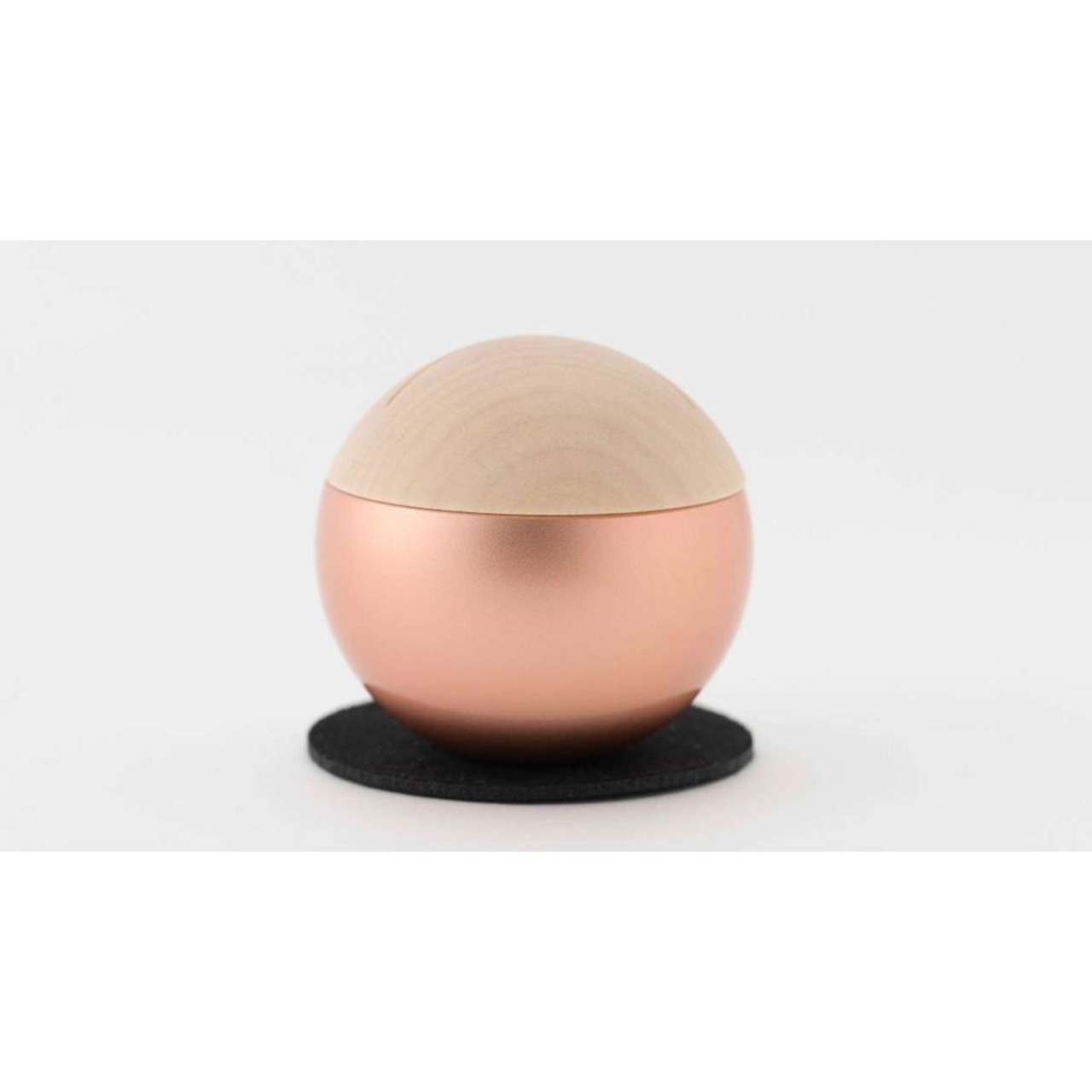 ミニ骨壺 ピクチュアリ スフィア ピンクゴールド 骨壺ミニ　手元供養　モダン仏具ミニ骨壷 手元供養 分骨 かわいい 日本製