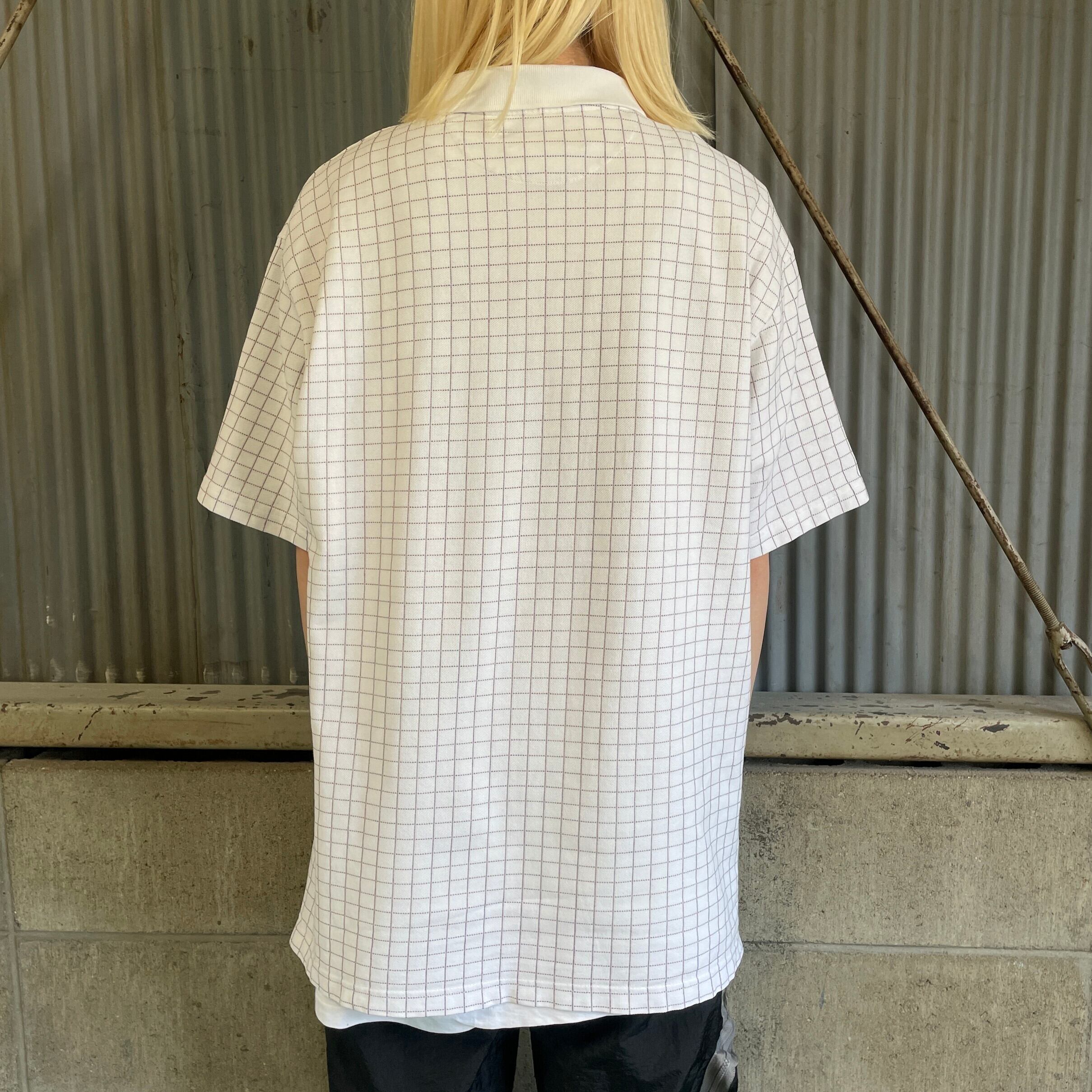 XL チャップス Chaps 90’s 90年代 ゴルフ 総柄 プリント ポロ 90年代 CHAPS Ralph Lauren チャップス ラルフローレン 鹿の子