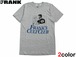 【セール】 フランク Tシャツ メンズ レディース FRANK 半袖 クルーネック 丸首 グラフィック S-M FKJP-TS-038