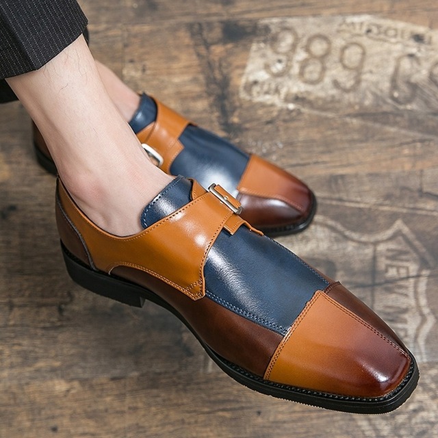 モンクストラップ　カジュアルシューズ　2カラー　LB0511