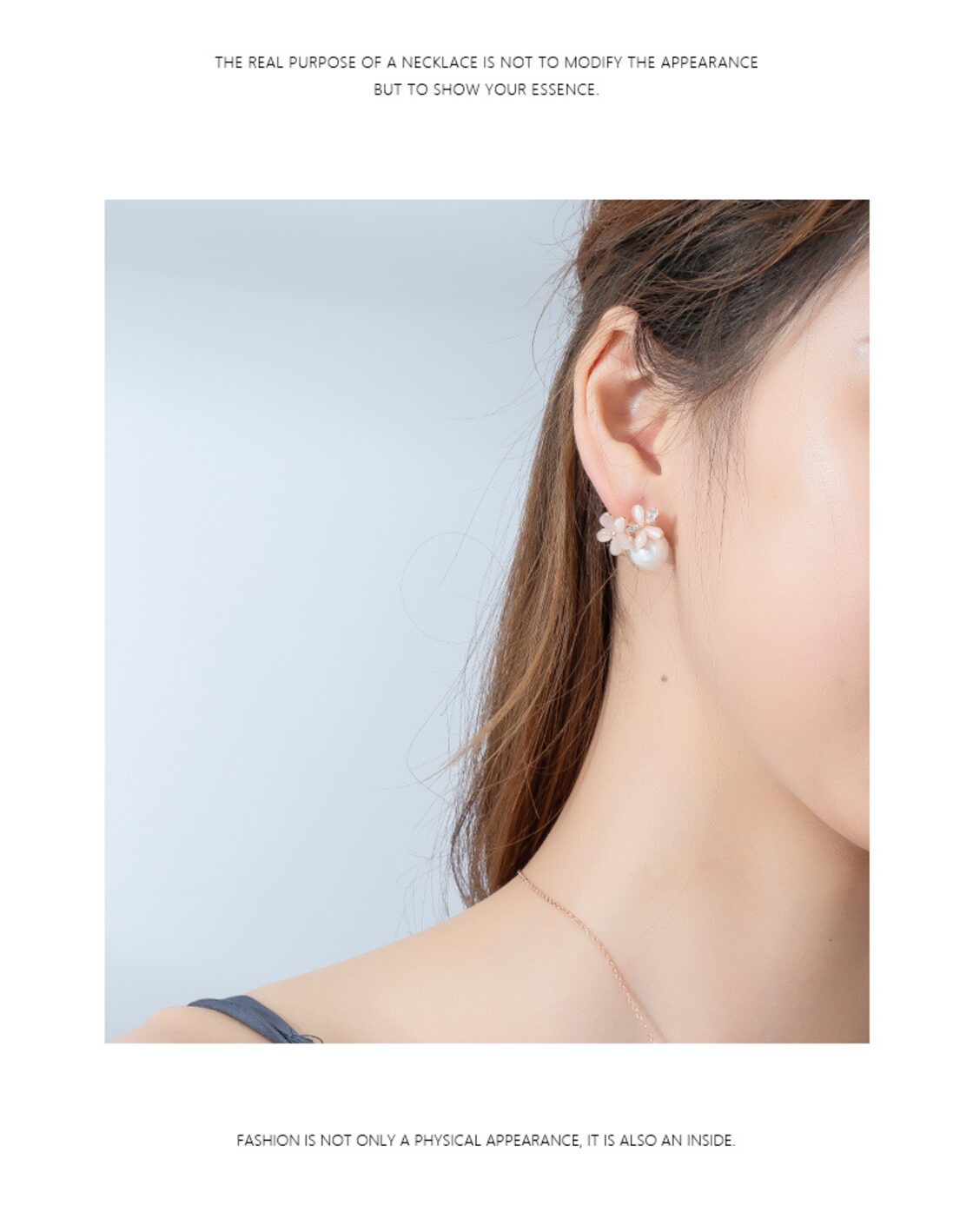 ピアス レディース 本貝 パール 花 さくら 桜 入学式 卒業式 K18金RGP 