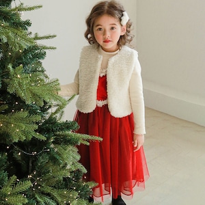 クリスマスハートデザインメッシュワンピース