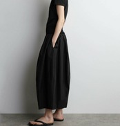 シンプル ゴムウエストスカート