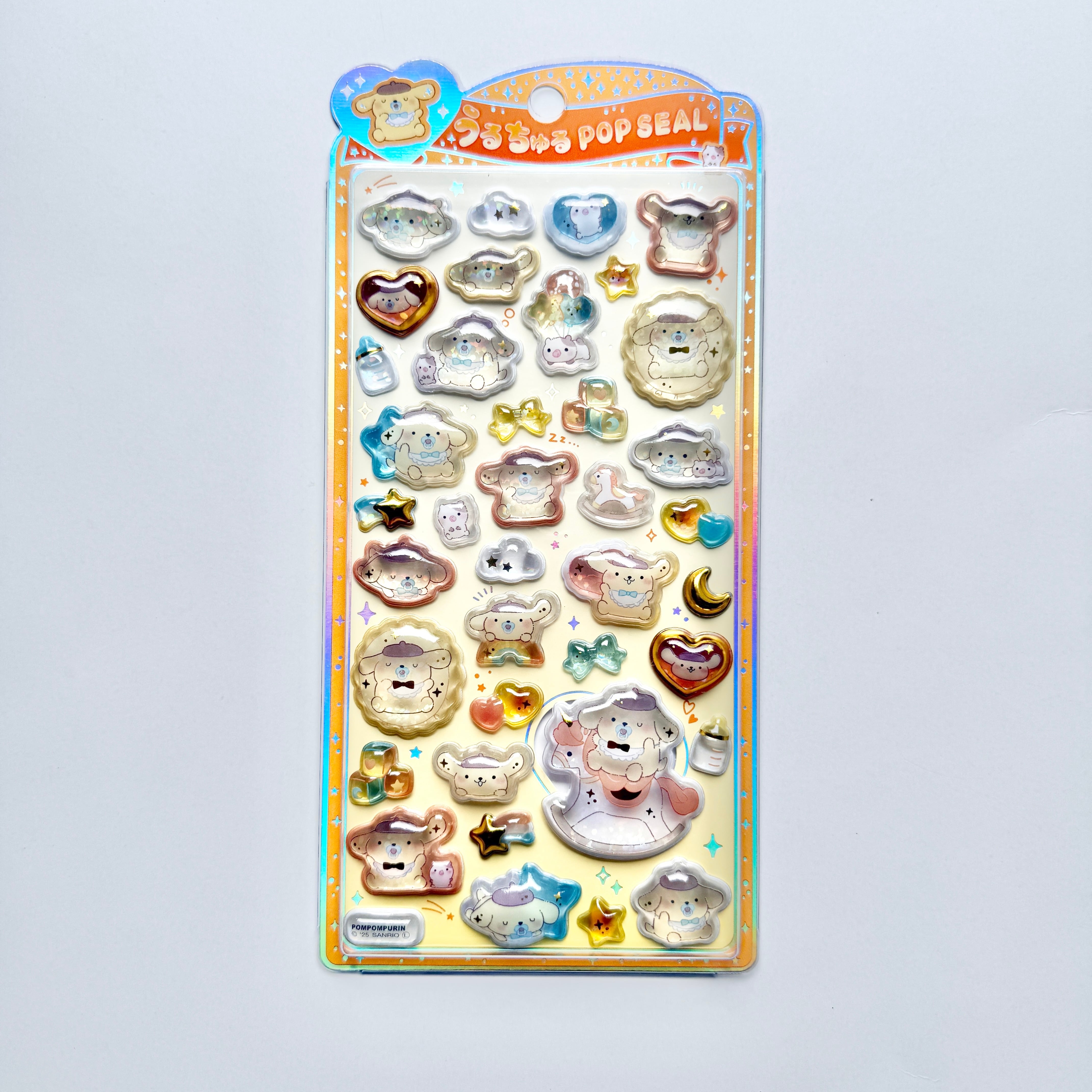 人気セット】うるちゅるポップシール＆平成はっぴーフォン ポムポム