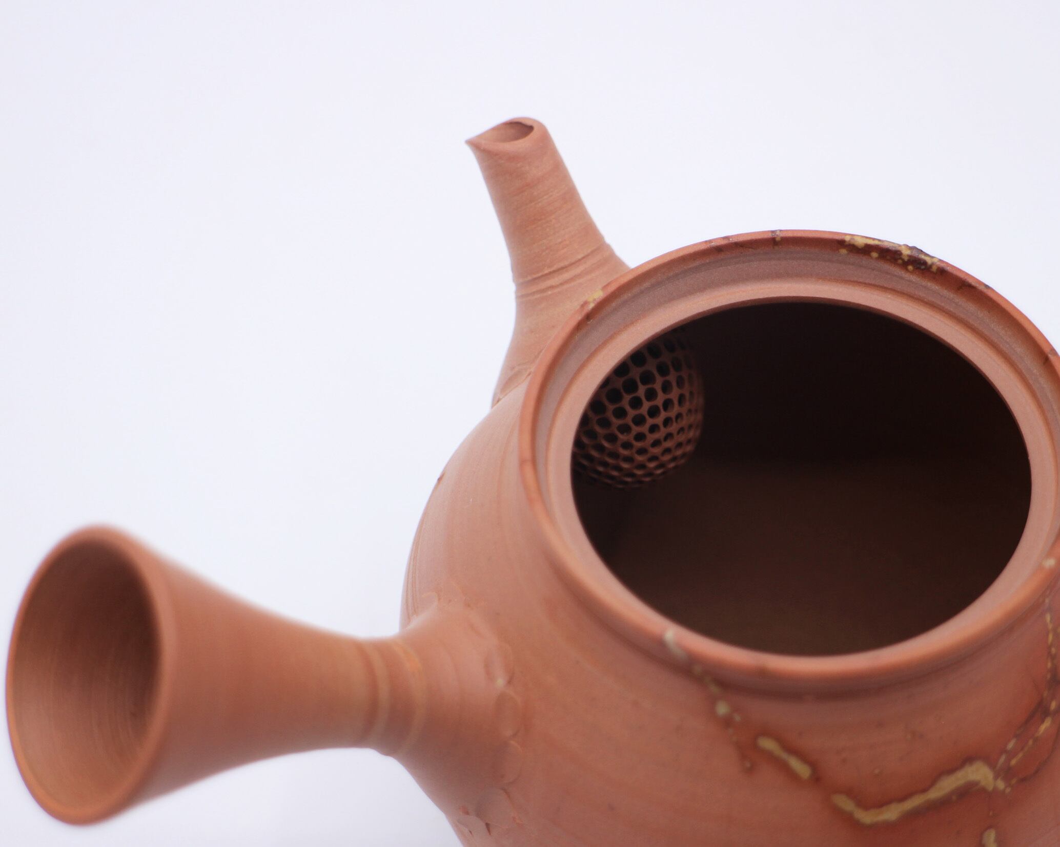 常滑焼急須作家 山田勇太郎 藻掛丸型急須（朱泥） | TEA BUCKS