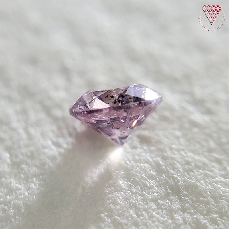 0.136 ct Fancy Intense Purplish Pink I1 天然 ピンク ダイヤモンド ...
