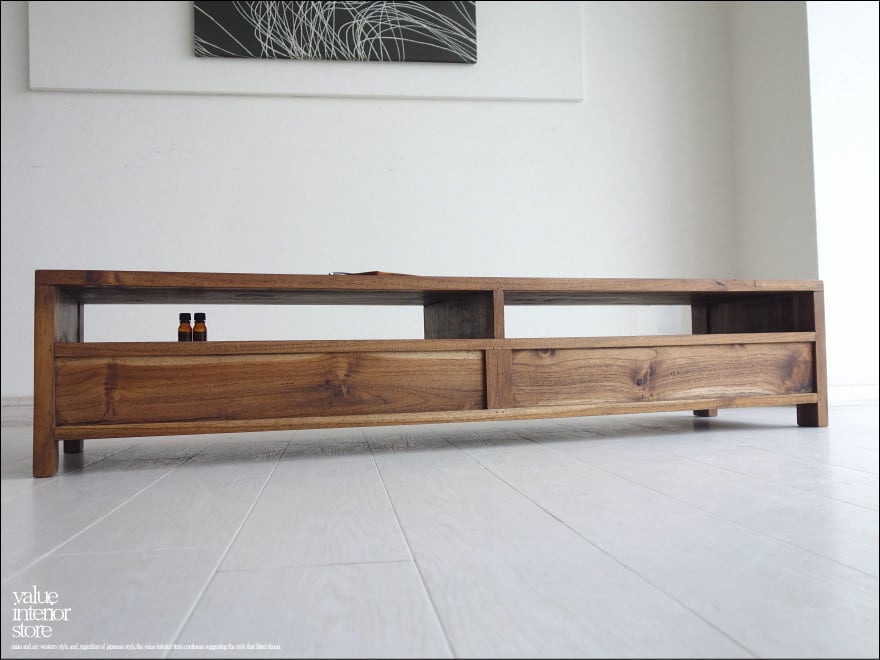 無垢材 テレビ台4drMed テレビボード ローボード 総無垢材 AVボード