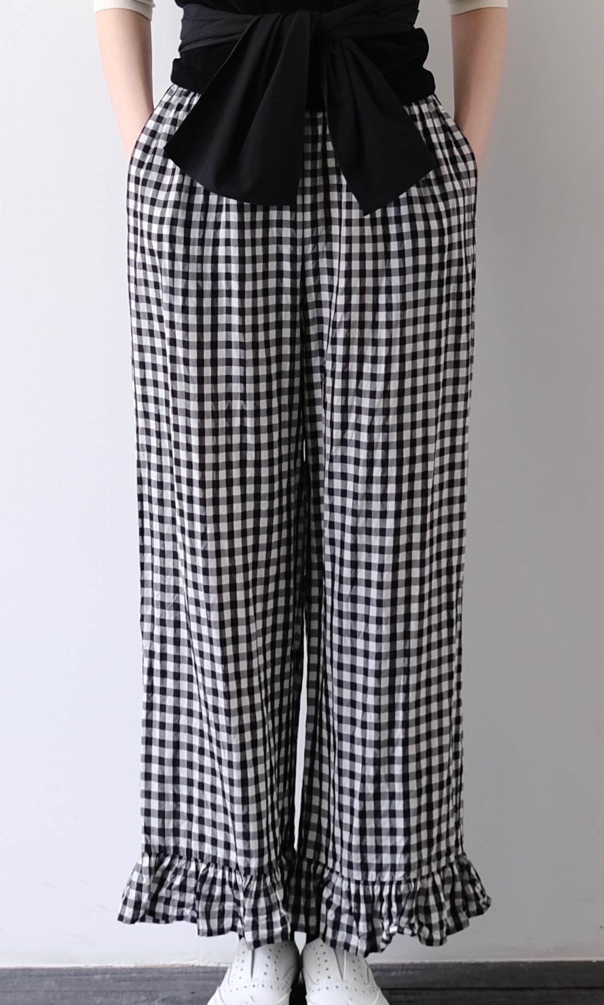dress.25 frill pants - gingham