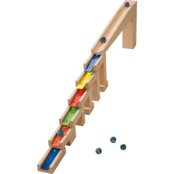 HABA メロディーステップセット 組立クーゲルバーン 補充セット ビー玉落とし 4歳〜 ハバ ドイツ