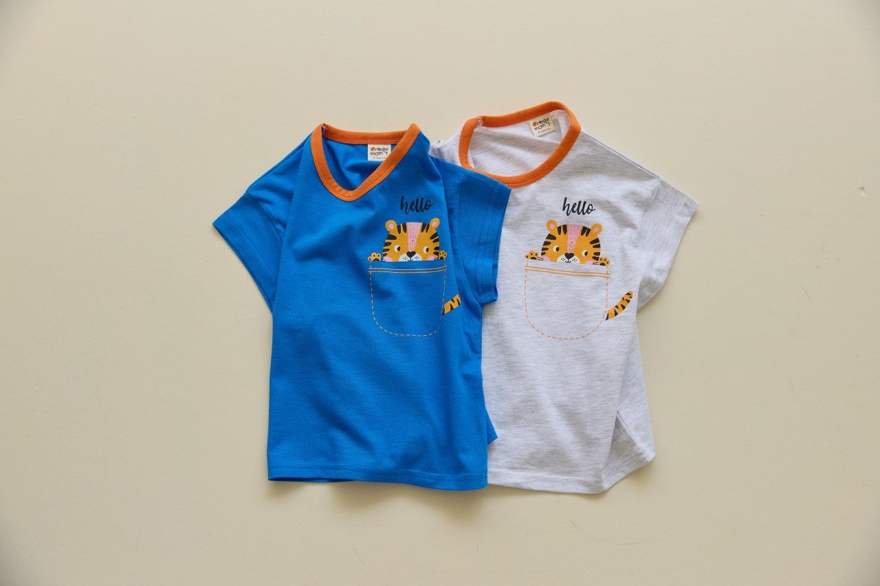 [Orangemom] Pocket tiger shirt (13/15) / [오렌지맘] 주머니호랑이티셔츠 (13/15)
