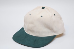 DEADSTOCK 00s NISSUN Cotton cap -GREEN 01727