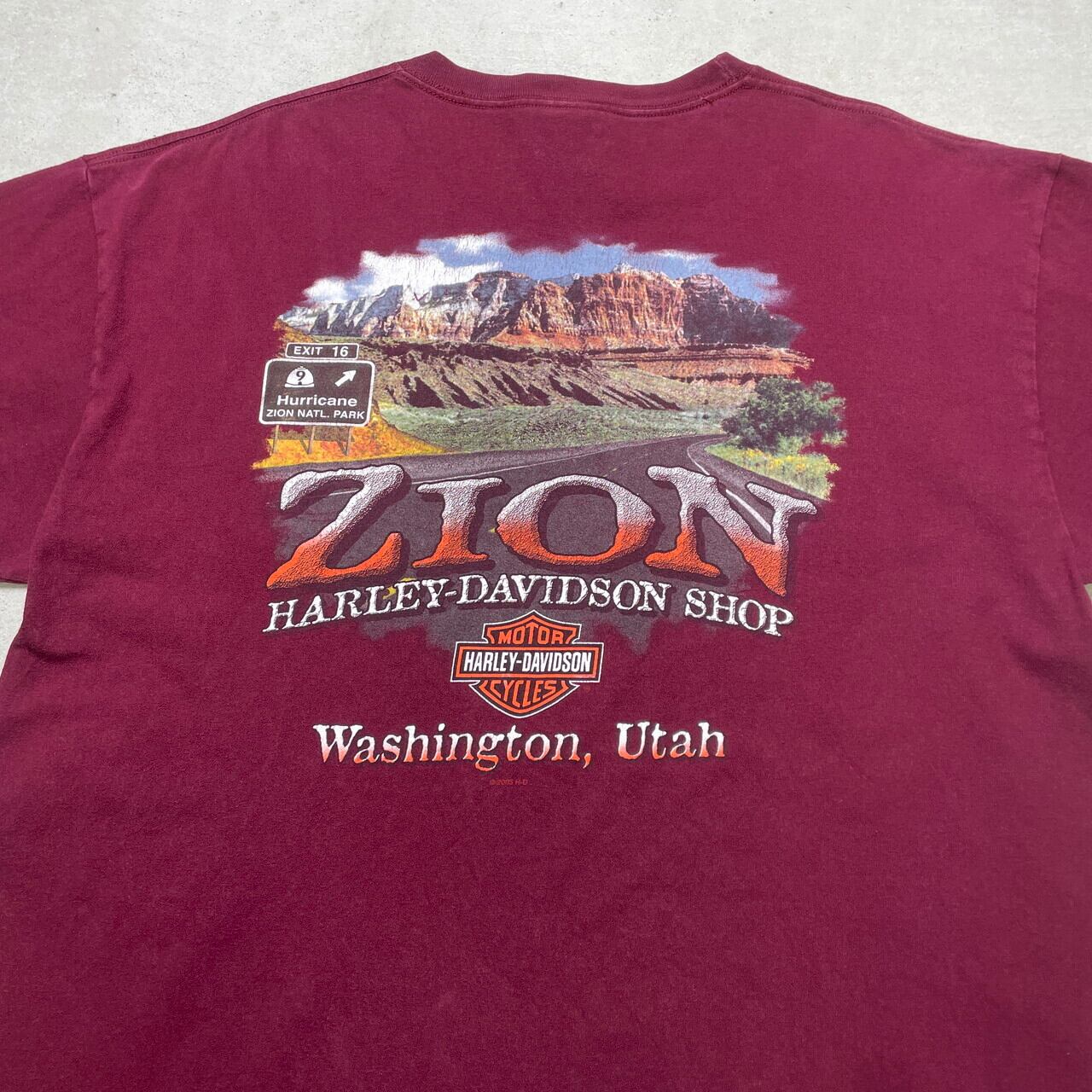 Harley-Davidson Tシャツ USA製 USA製 Harley-Davidson ハーレーダビッドソン プリントTシャツ メンズ