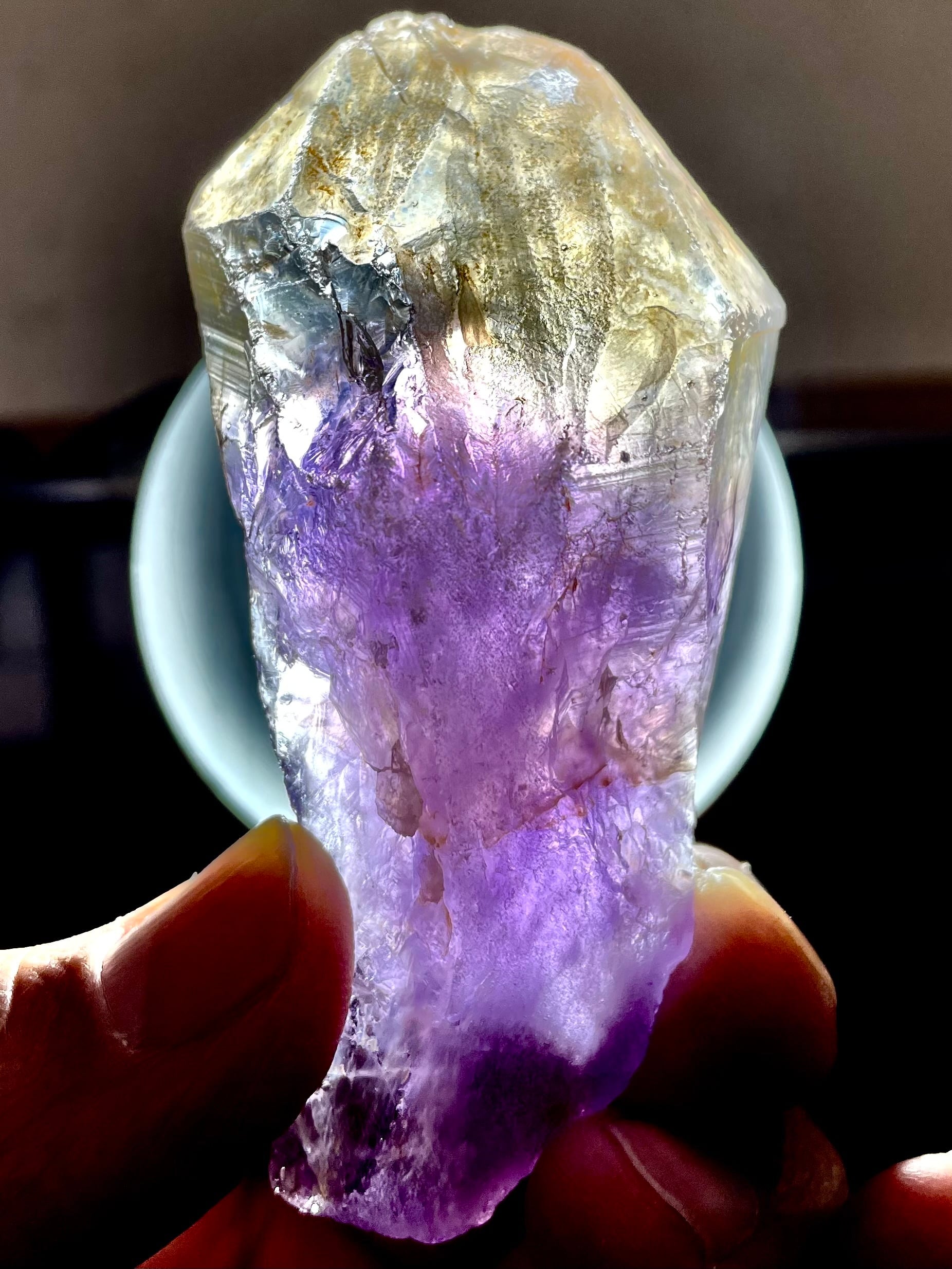 1) 「アメトリン」原石