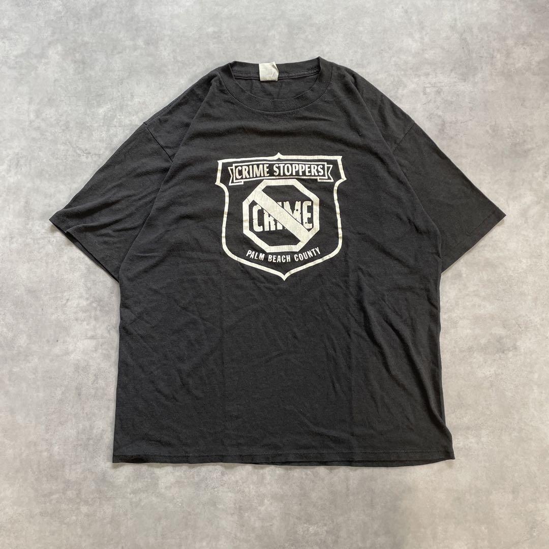 90s USA製 Crime stoppers 警察 vintage Tシャツ
