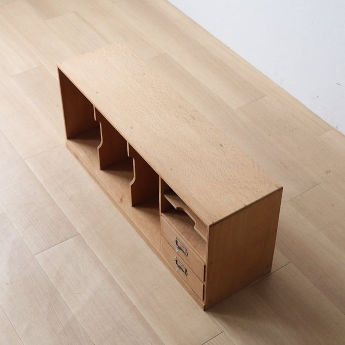 アンティーク 本棚 書棚 無塗装 ナラ材 古家具 昭和レトロ | RENOKA