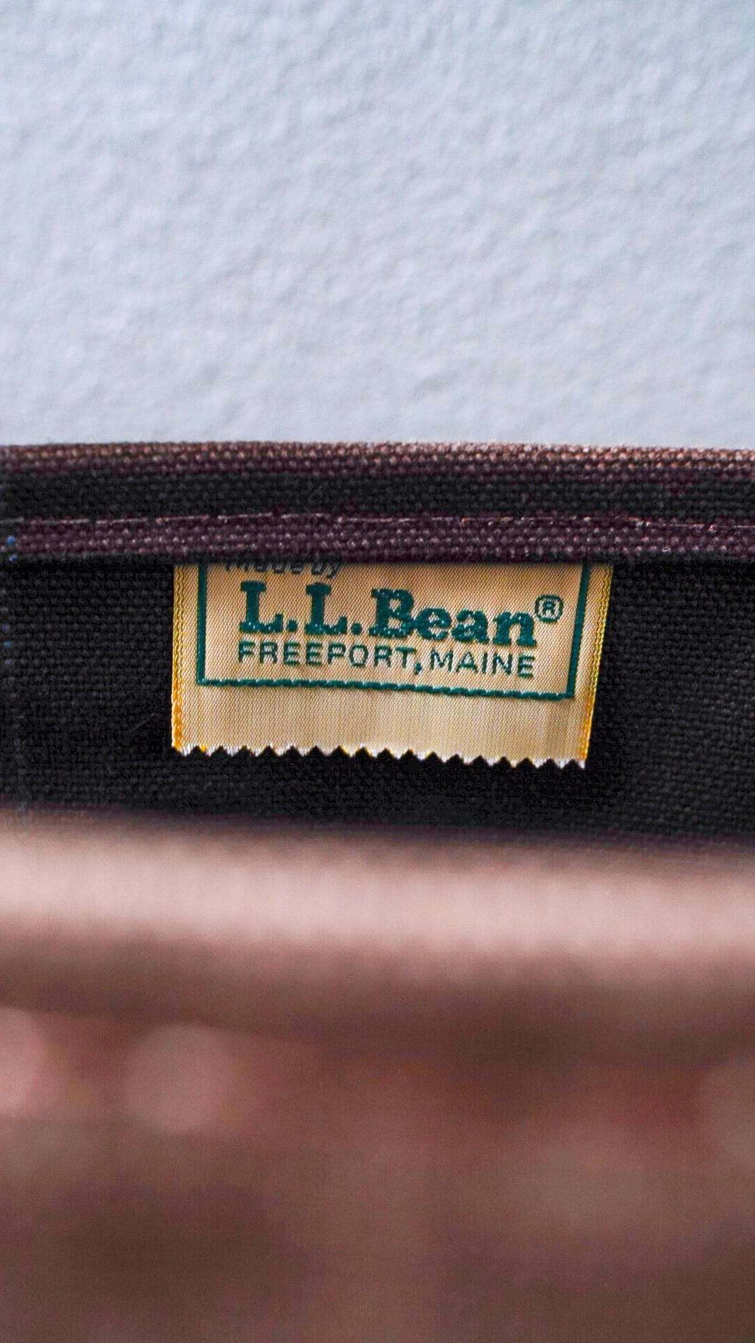 1980s】L.L.BEAN エルエルビーン ログキャリー トート バッグ《旧タグ