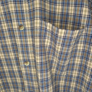 90s　エルエルビーン　BDシャツ　半袖　チェック