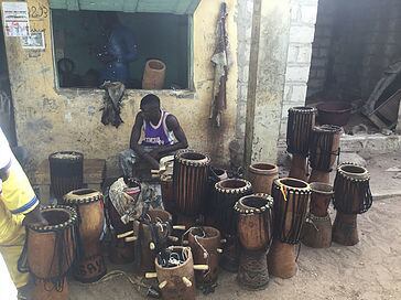 アフリカ楽器【セネガル伝承打楽器サバール】 | Domou Guediawaye